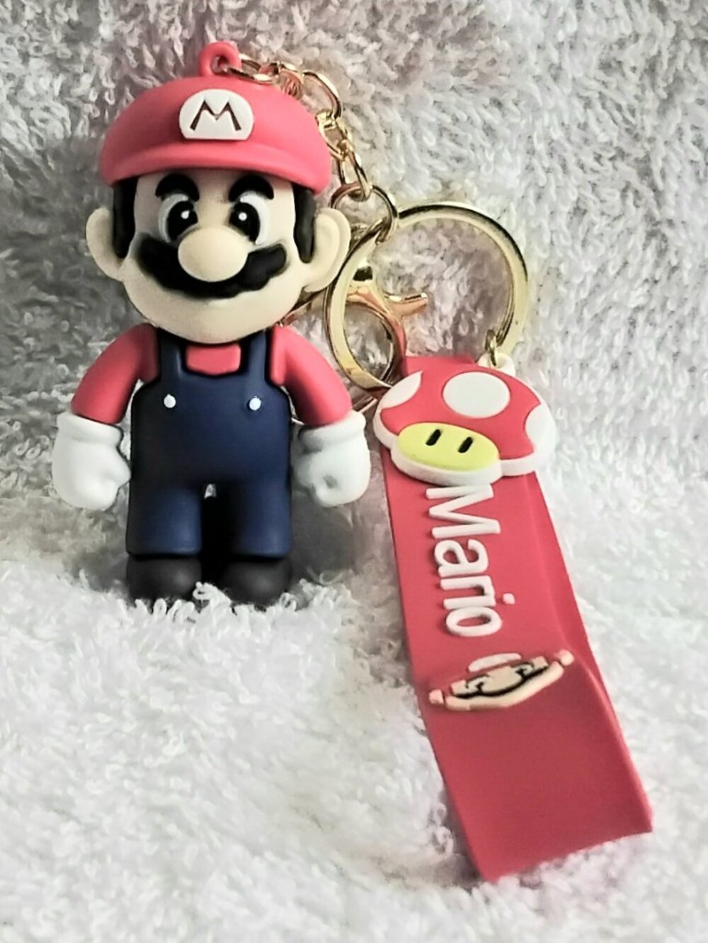 2/$20 3D Silicone Super Mario Keychain made of Very Durable Rubber!!